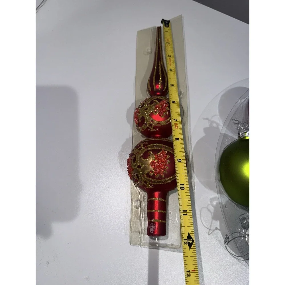 Lot Of‎ 11 Waterford Holiday Heirlooms Christmas Ornaments Charismas Topper READ